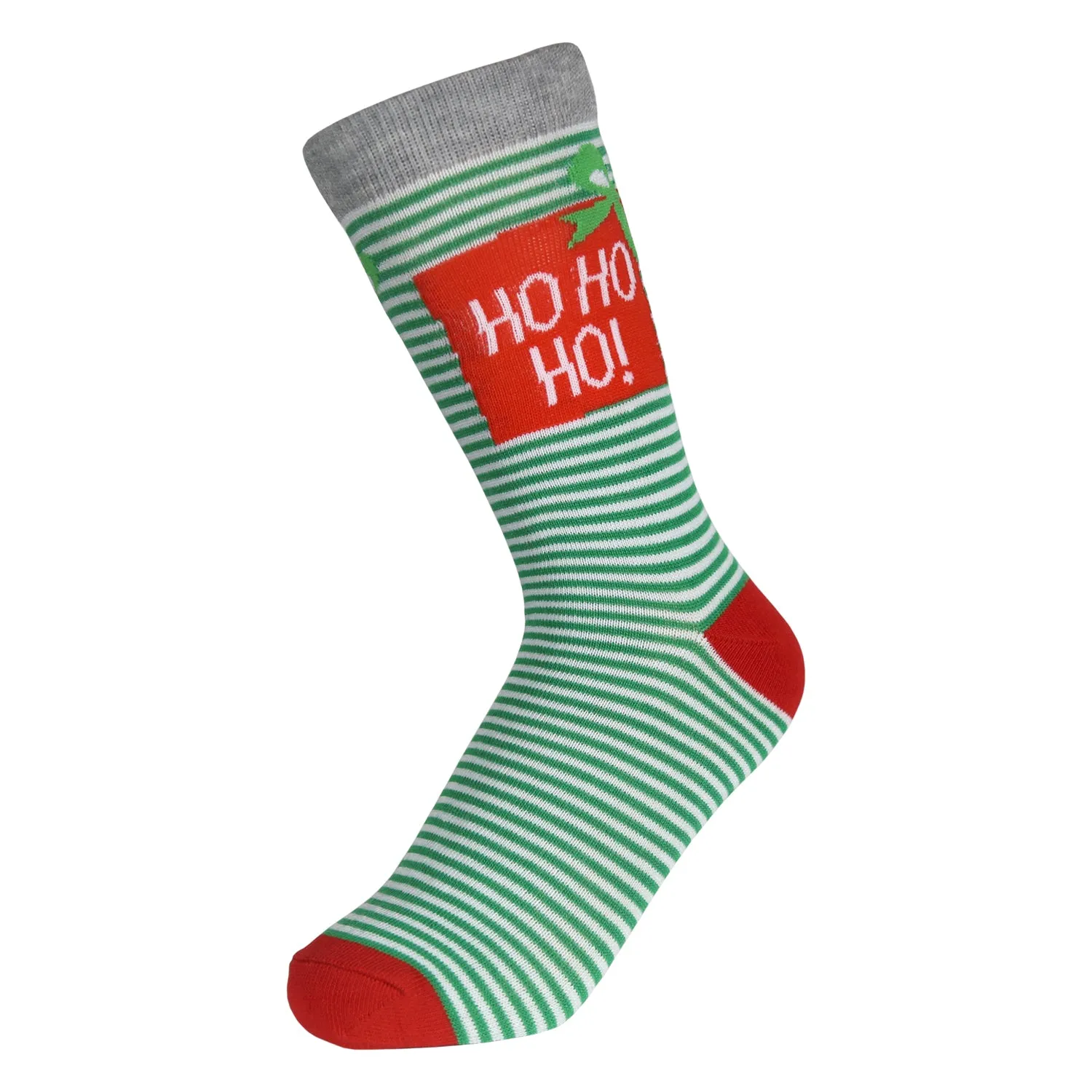 12 Pairs of Women's Christmas Fun Printed Colorful Crew Holiday Socks (Sock Size 9-11)
