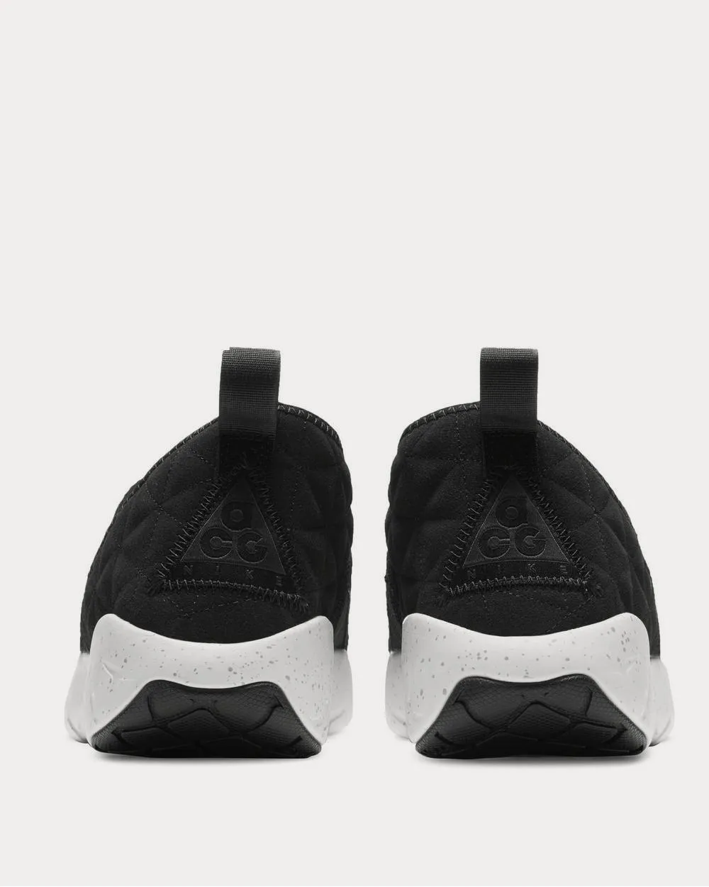 ACG MOC 3.0 Mesh-Trimmed Quilted Suede Black low top sneakers