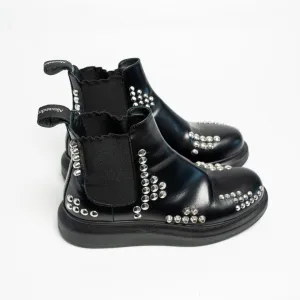 Alexander Mcqueen Studded Black Boots, 37