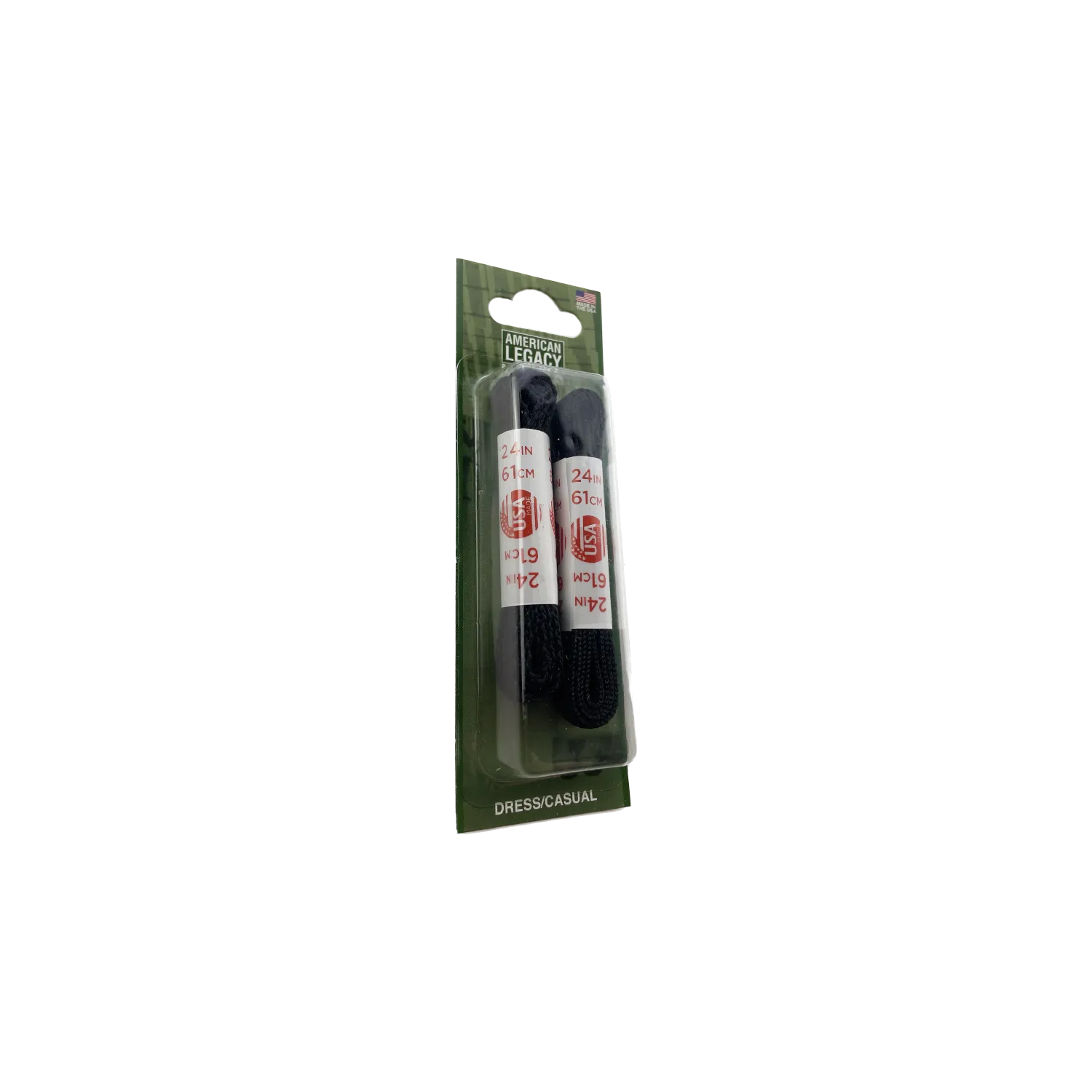 American Legacy ® Ultra Flat Dress Laces | Black - 2 Pairs