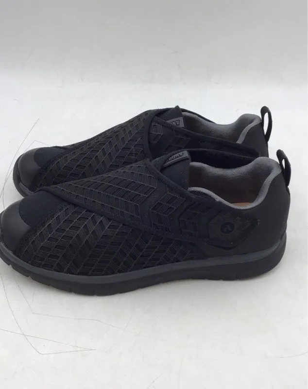 Anodyne Men's 84 Black Slip-On Sport Double Depth Stretch Shoes - Size 11.5W