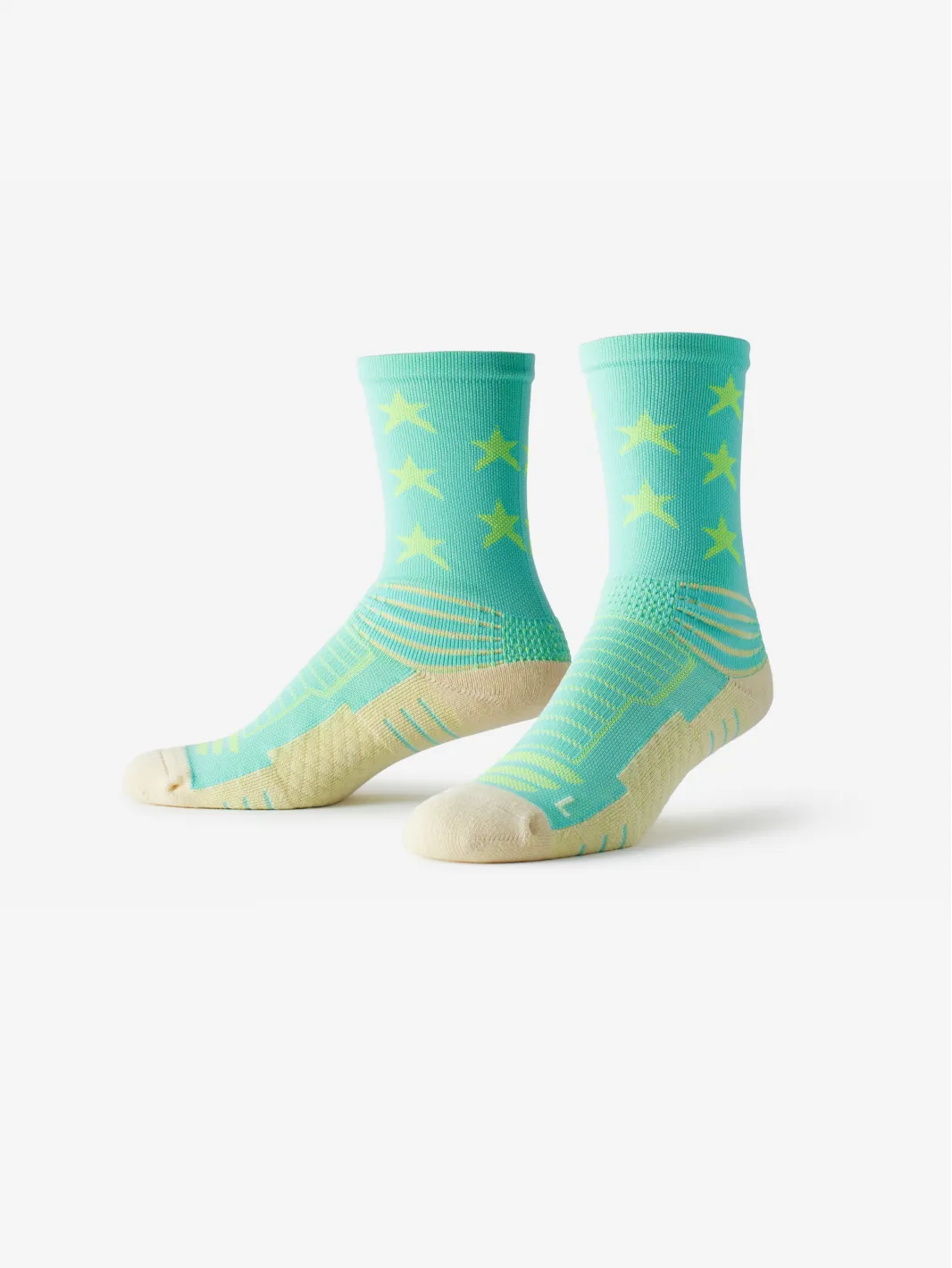 Athletic Star Mid High Sock