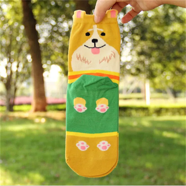 Autumn-Winter Funny Shiba Pug Socks