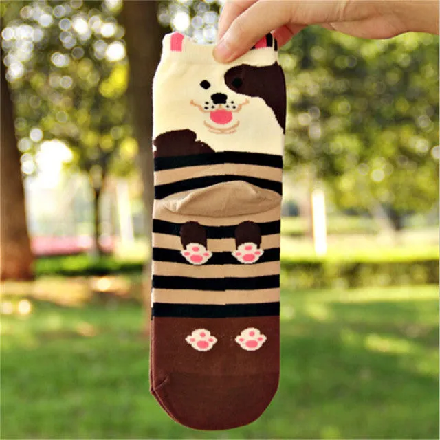 Autumn-Winter Funny Shiba Pug Socks