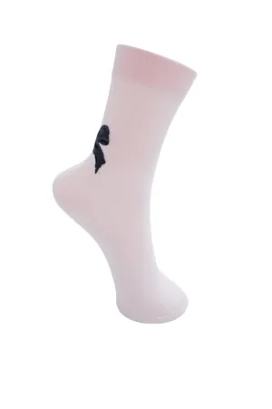 Black Colour - Bctaia Bow Sock - Lt. Rose