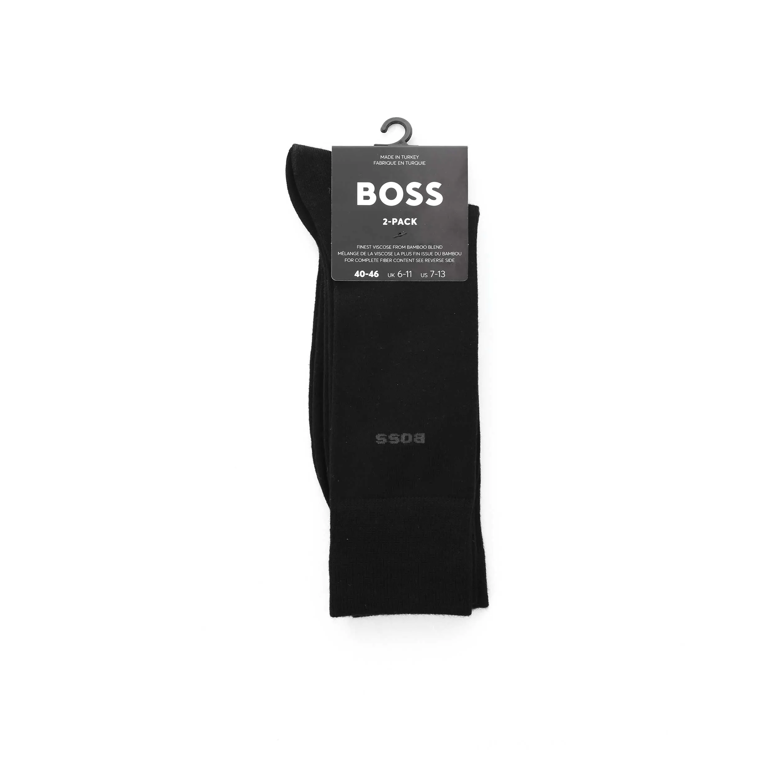 BOSS 2P RS VI Bamboo Sock in Black