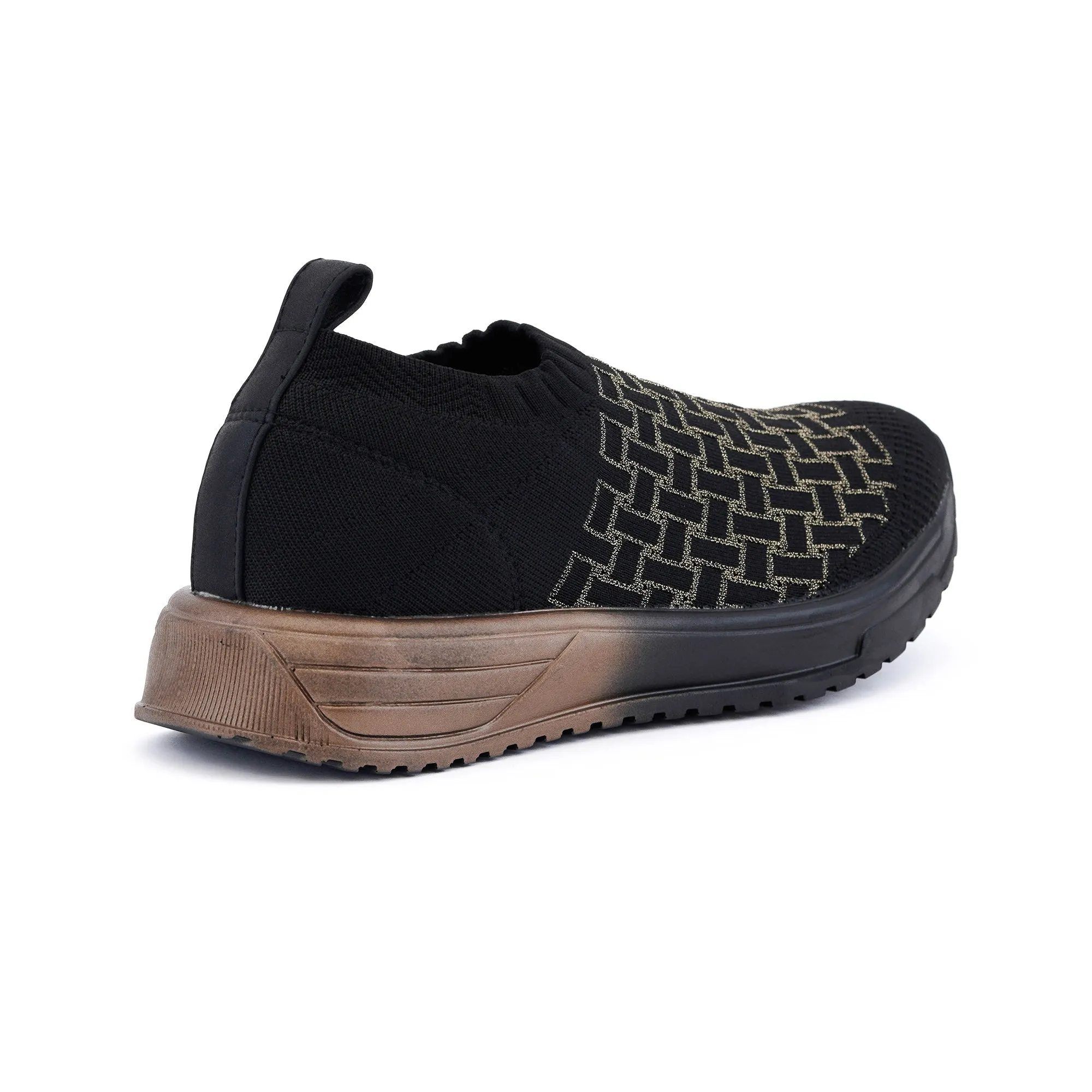 Caserta Black & Bronze Sneakers