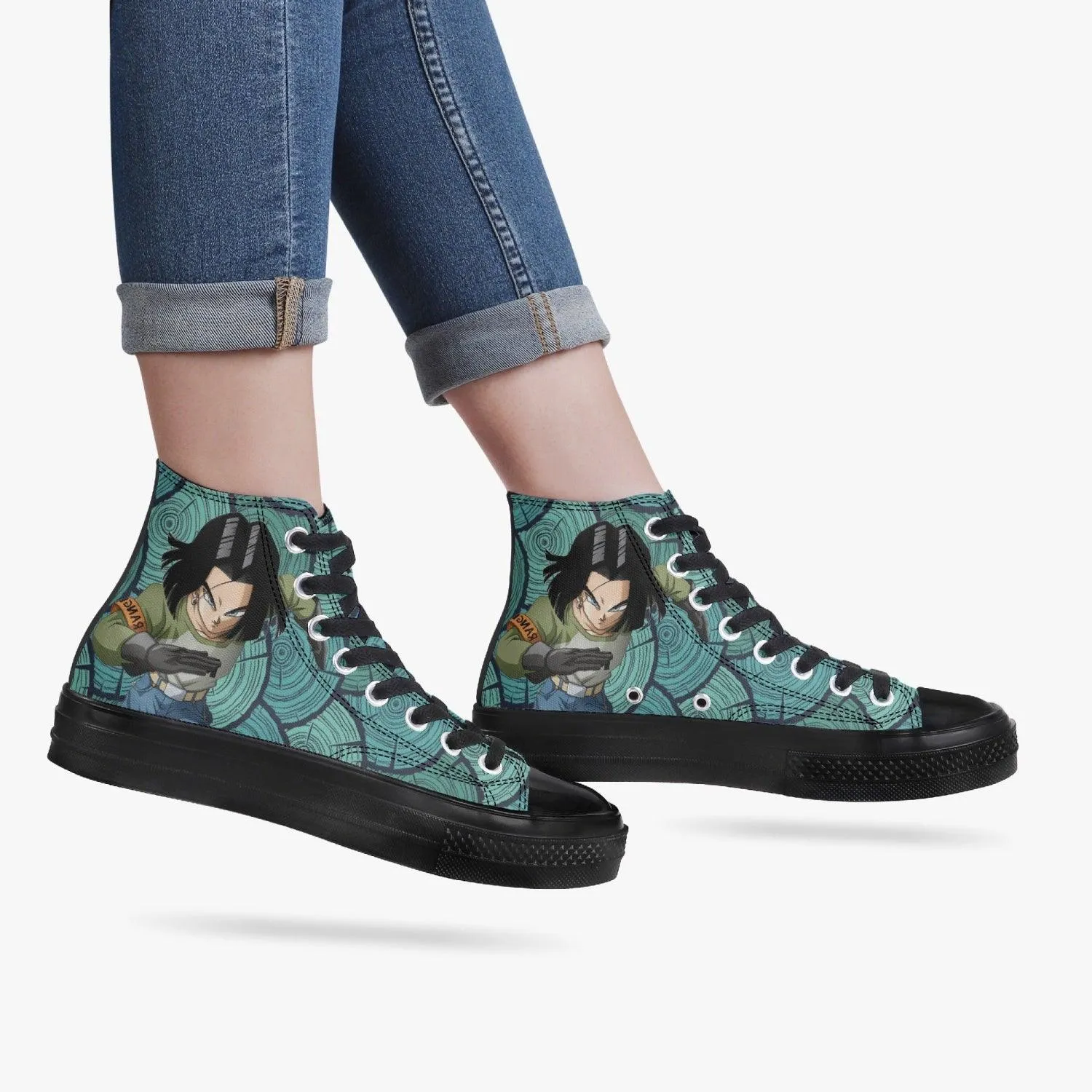 Dragon Ball Z Android 17 A-Star High Anime Shoes