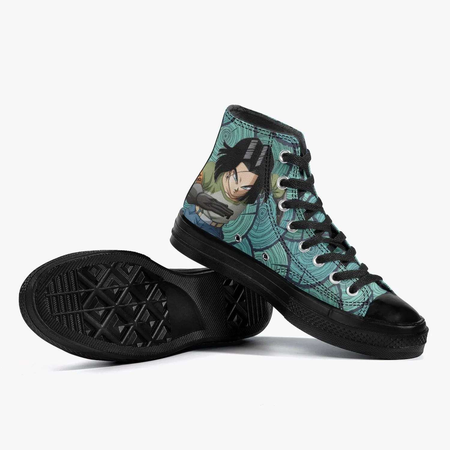 Dragon Ball Z Android 17 A-Star High Anime Shoes