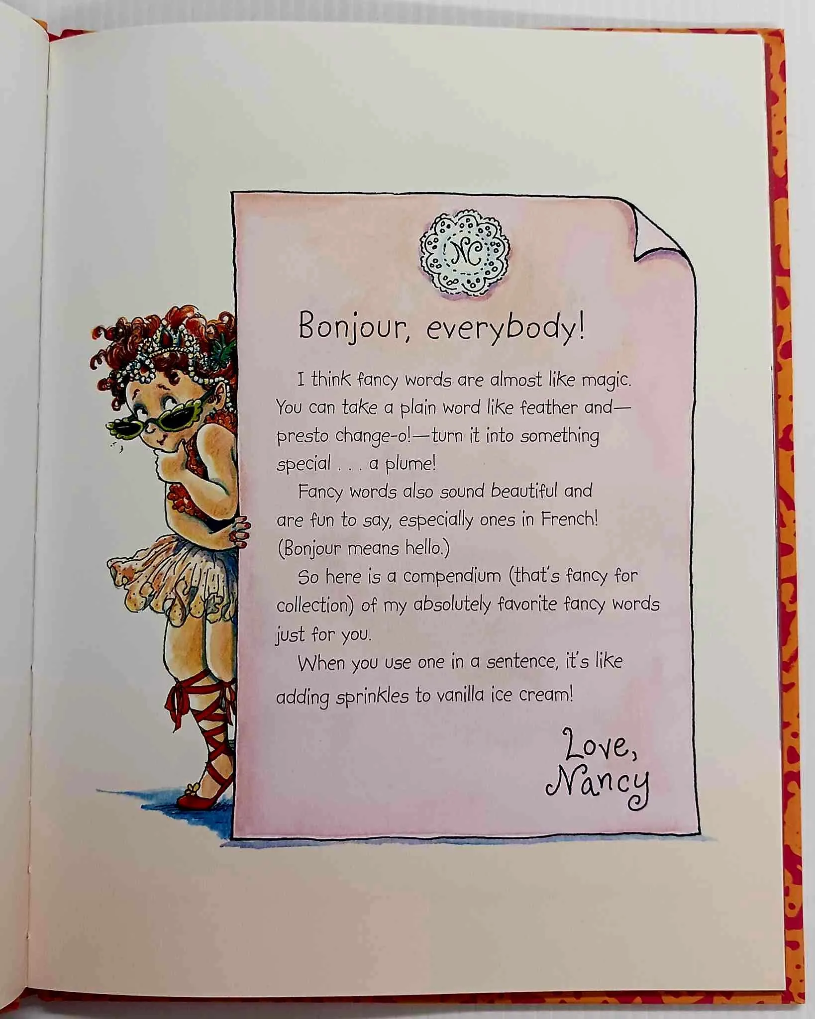 FANCY NANCY'S FAVORITE FANCY WORDS - Jane O'Connor