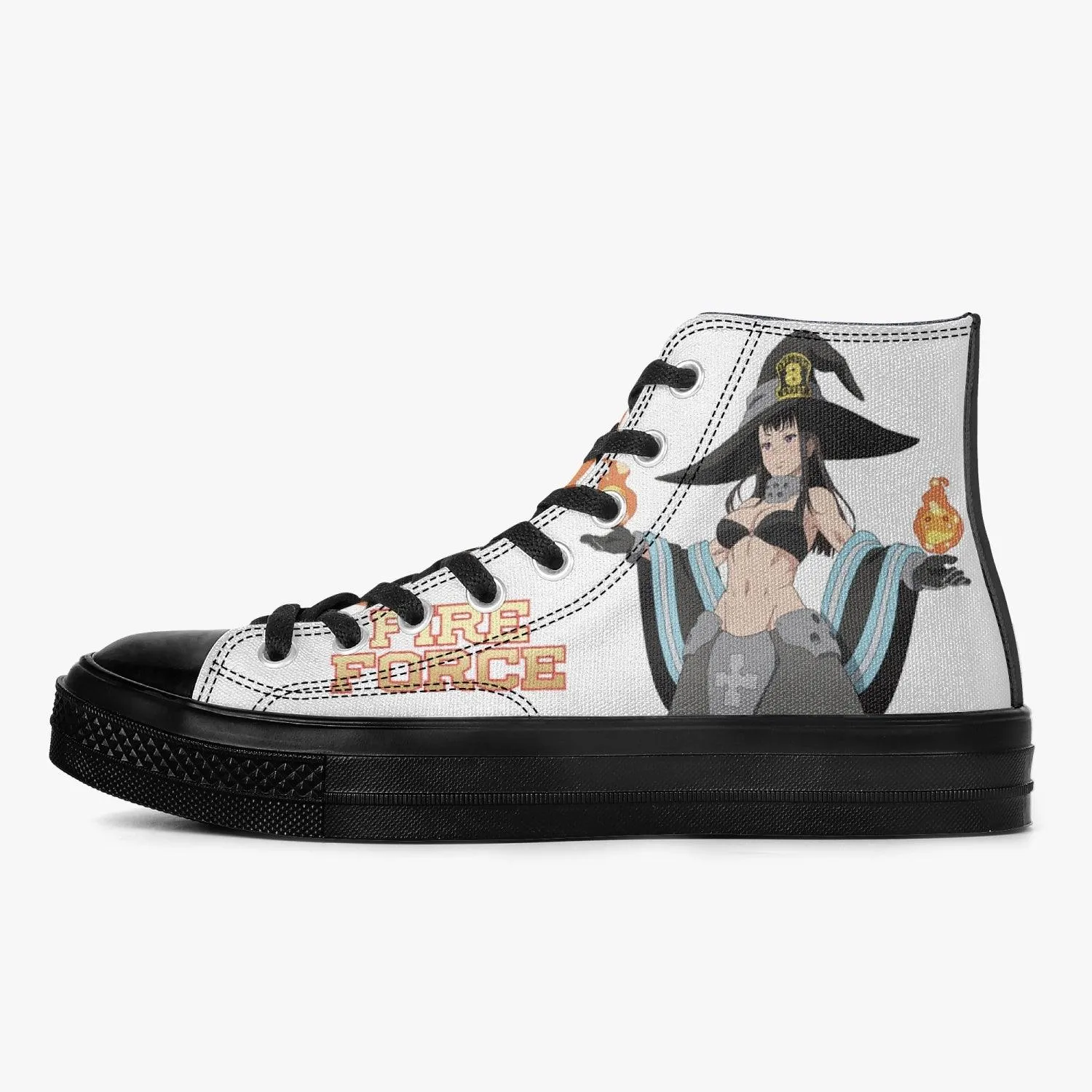 Fire Force Maki Oze A-Star High Anime Shoes