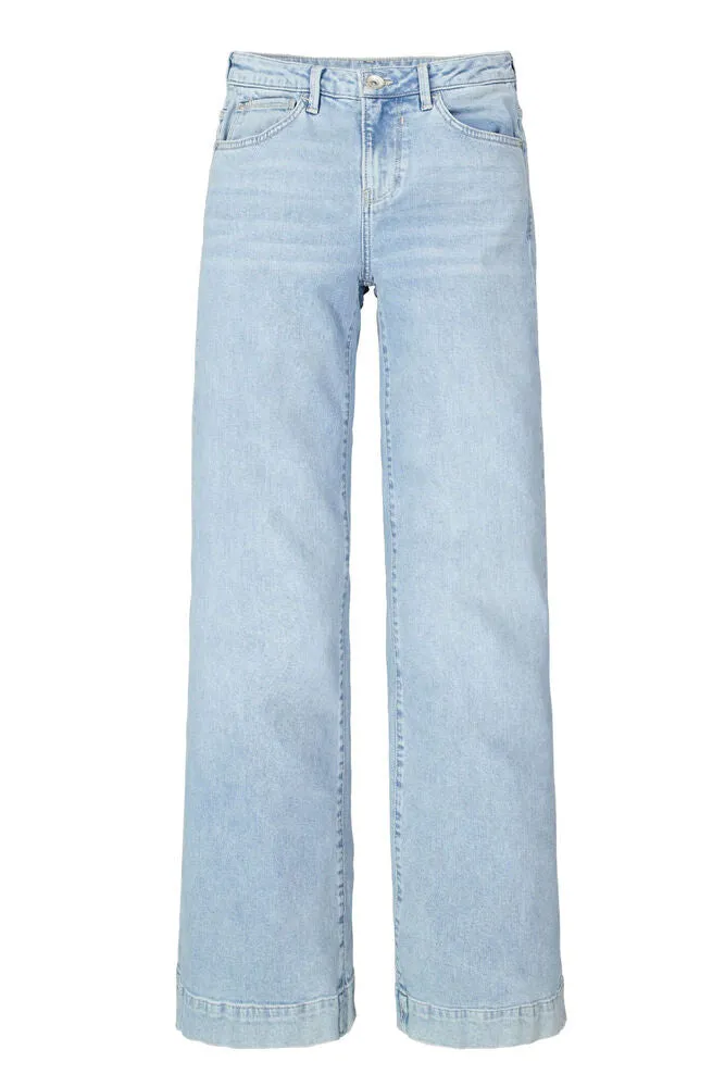 Garcia Celia 249 Light Wash Wide Jeans
