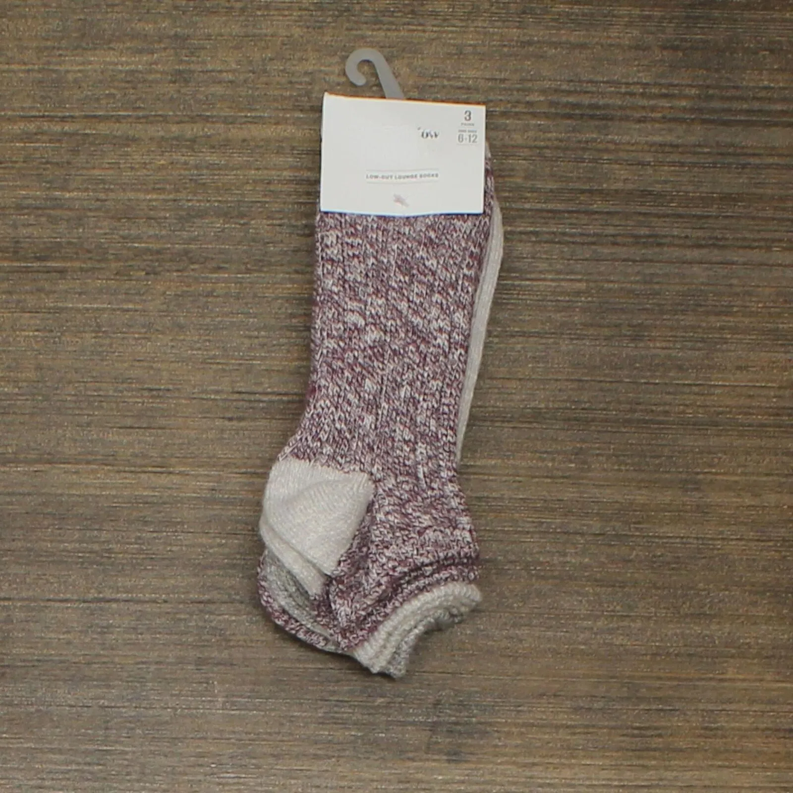 Goodfellow & Co Men's 3pk Lowcut Lounge Socks