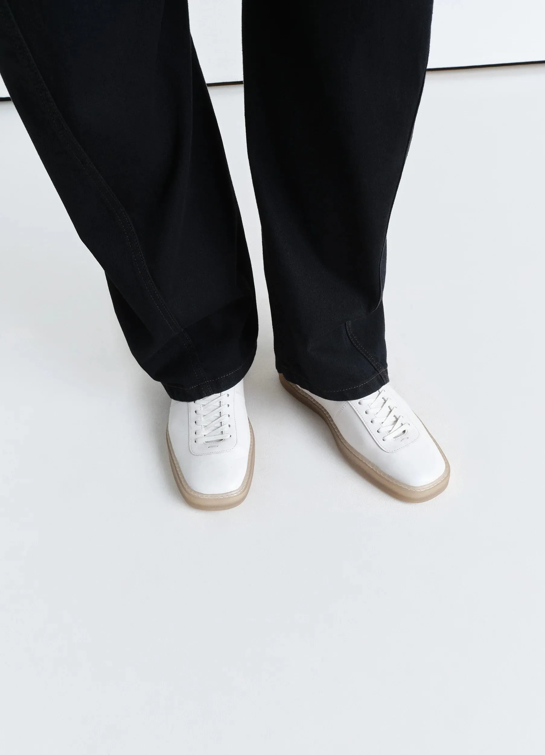 LINOLEUM LACED UP SNEAKERS