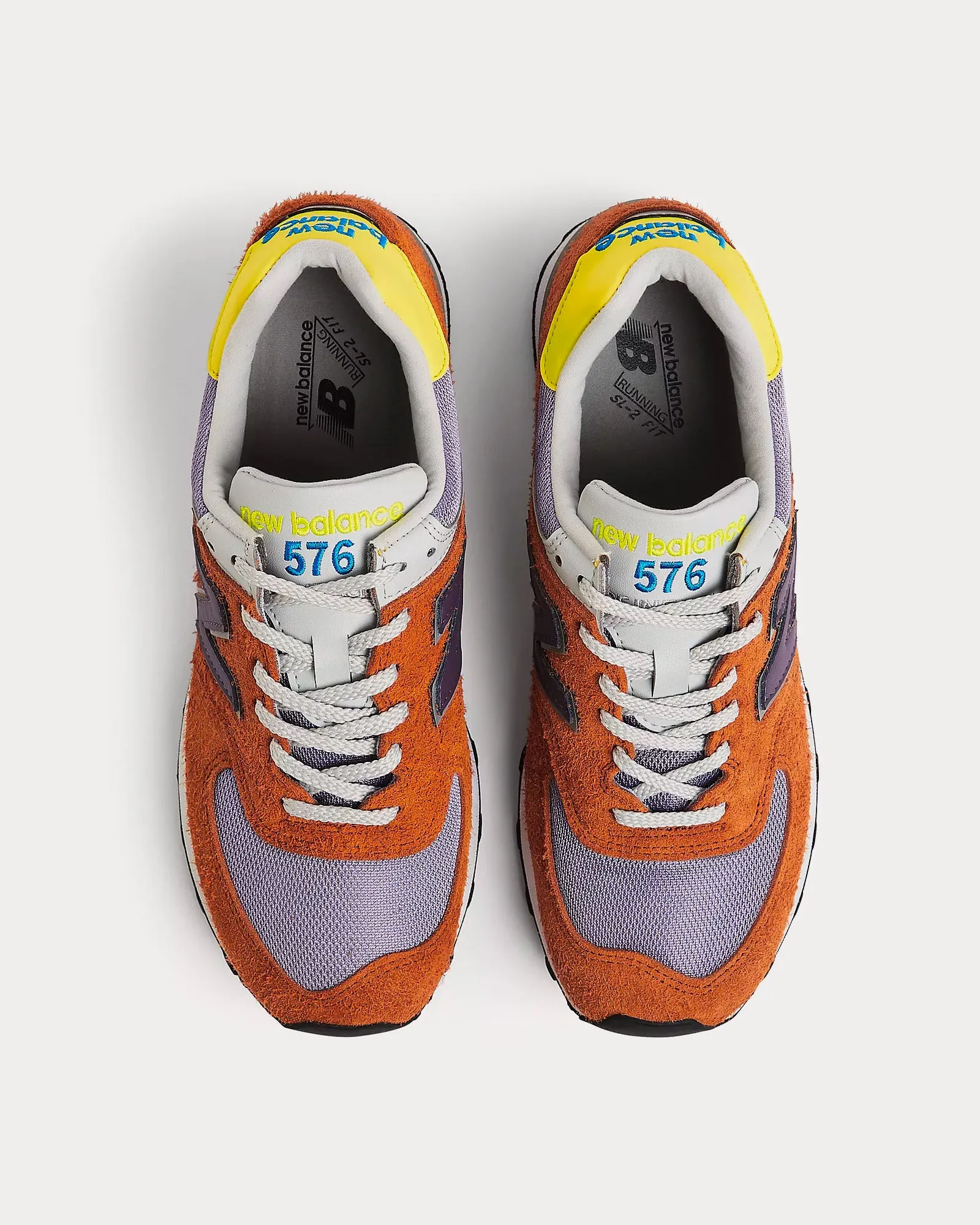MADE in UK 576 Apricot / Dusk / Limeade Low Top Sneakers