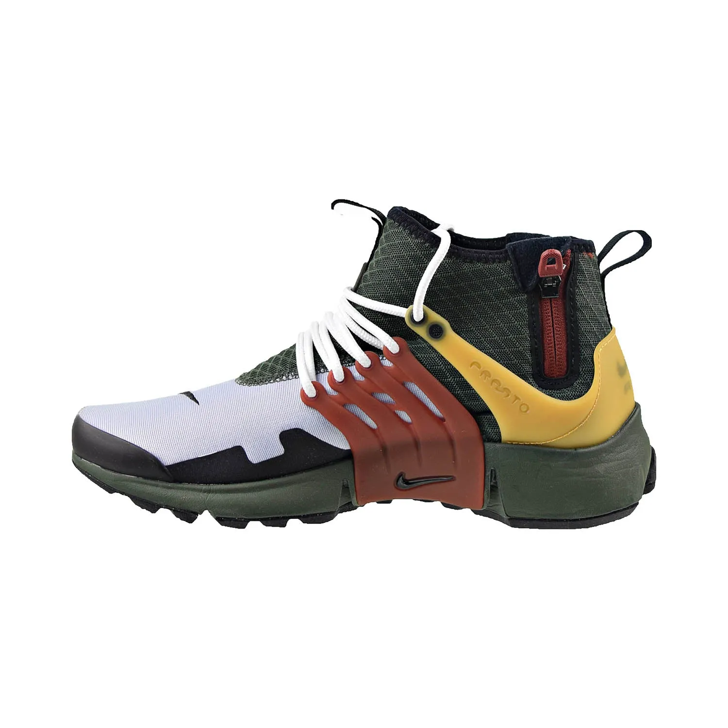 Nike Air Presto Mid Utility "Boba Fett"  Men's Shoes Carbon Green-Ghost-Pollen