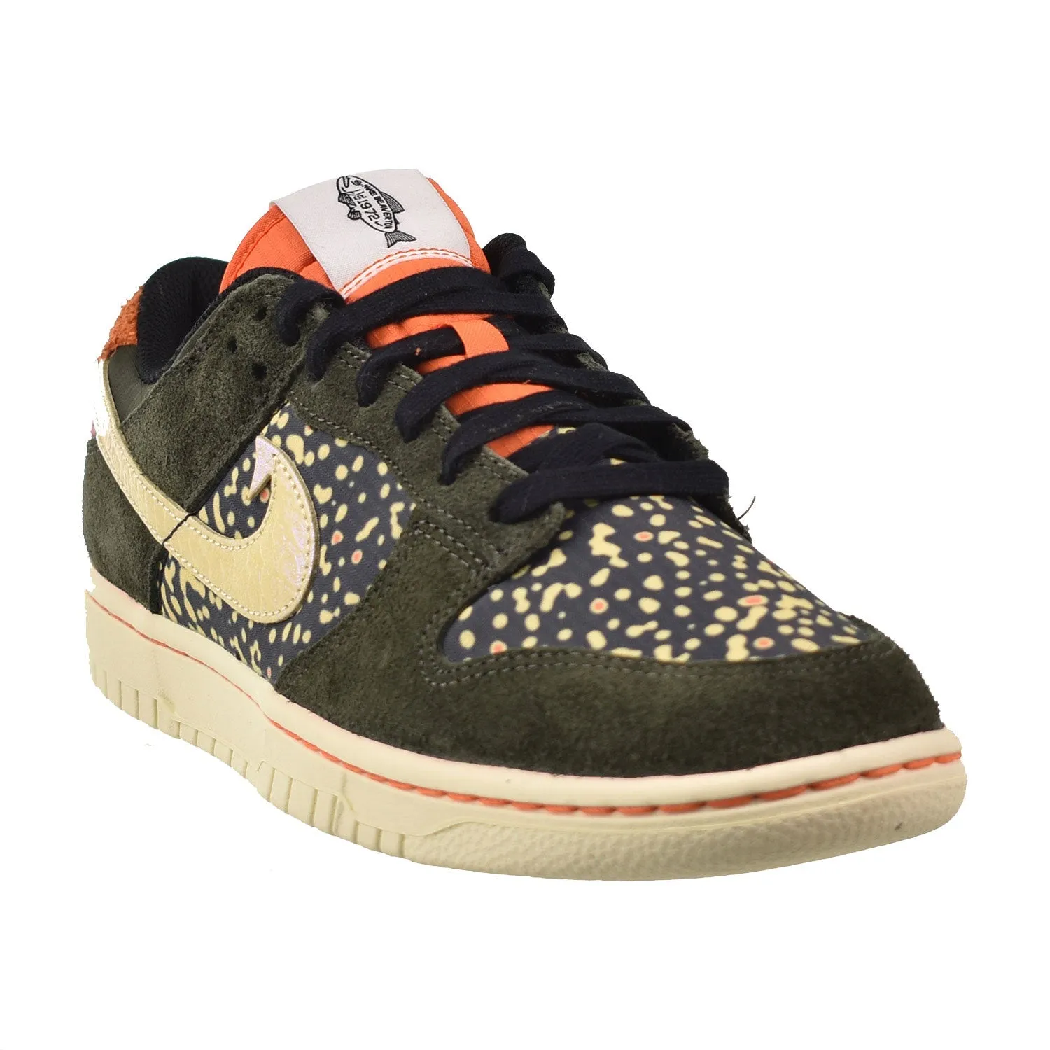 Nike Dunk Low "Rainbow Trout" Men's Shoes Sequoia-Safety Orange