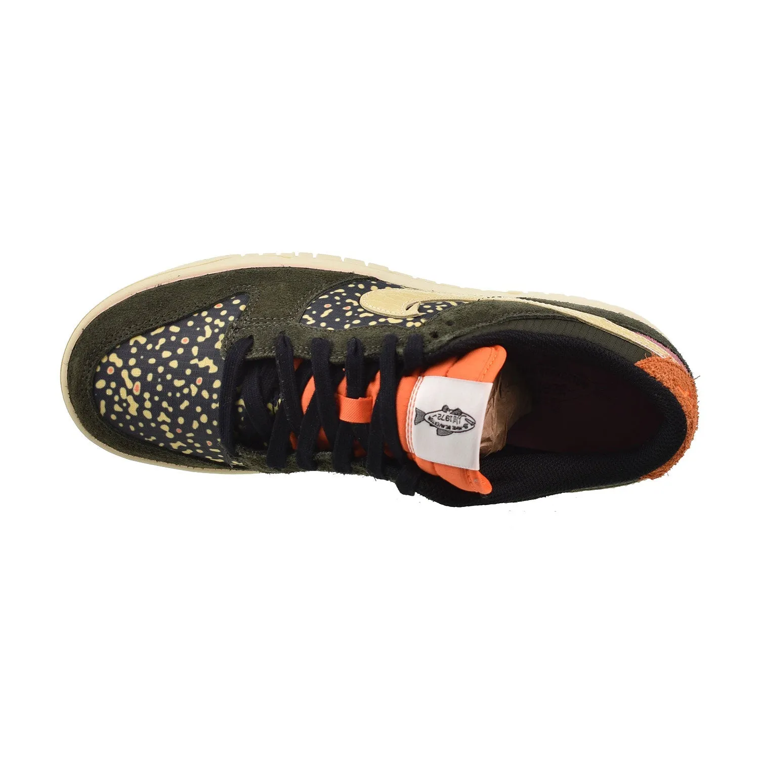 Nike Dunk Low "Rainbow Trout" Men's Shoes Sequoia-Safety Orange