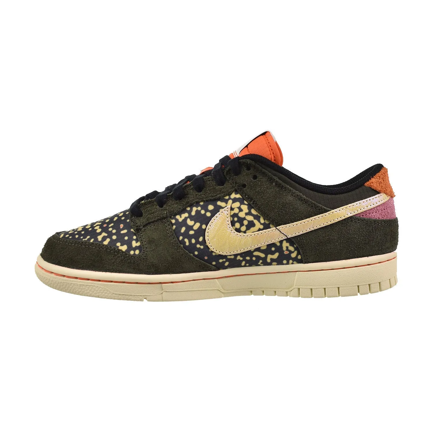 Nike Dunk Low "Rainbow Trout" Men's Shoes Sequoia-Safety Orange