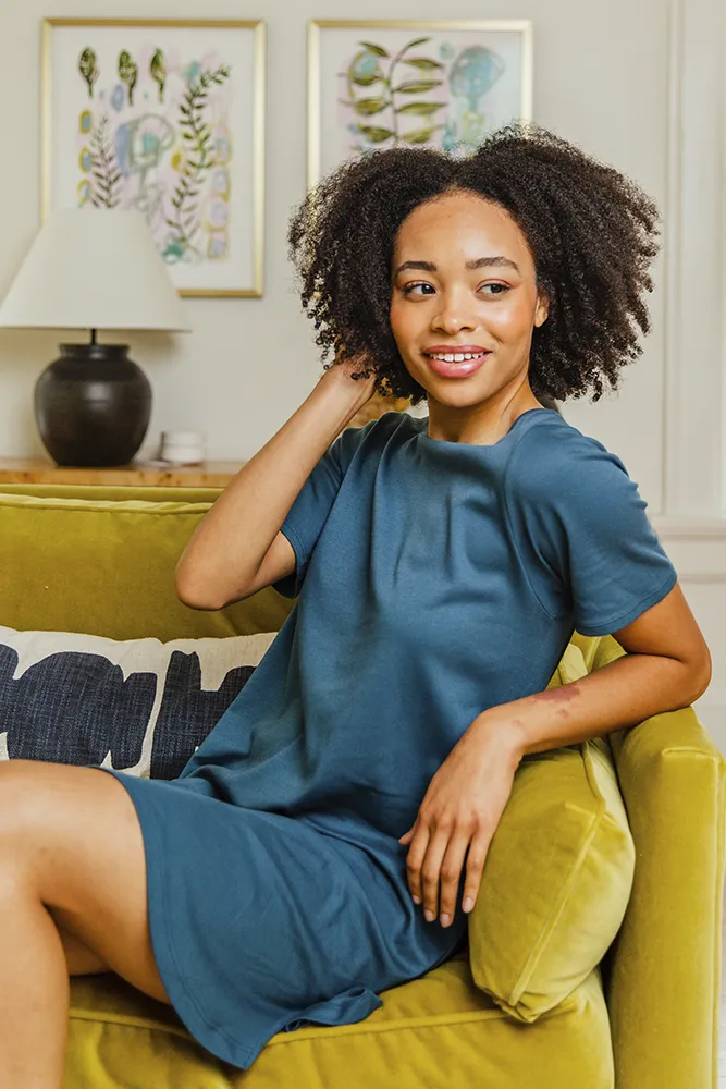 ORGANIC PIMA COTTON T-SHIRT DRESS