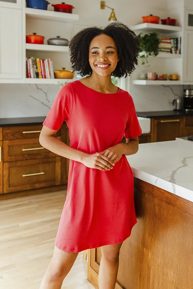 ORGANIC PIMA COTTON T-SHIRT DRESS