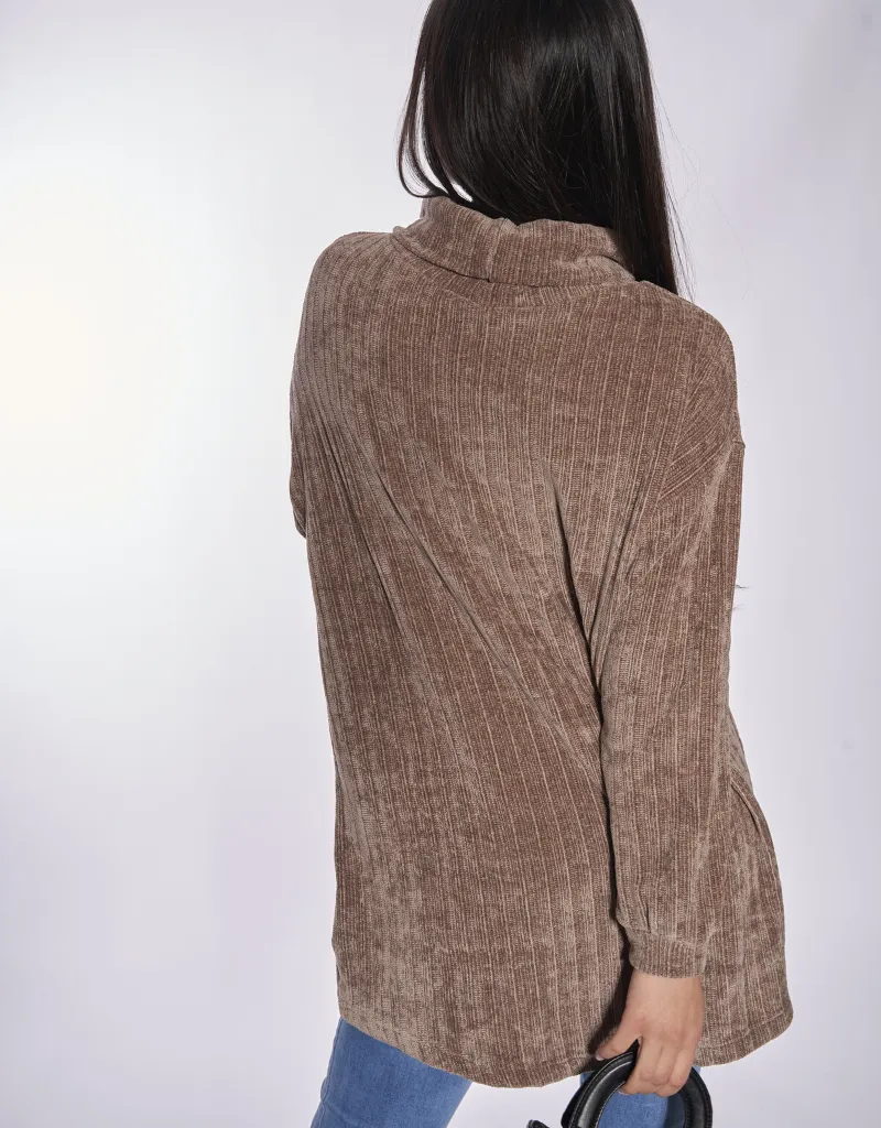 Plush High Neck Jumper