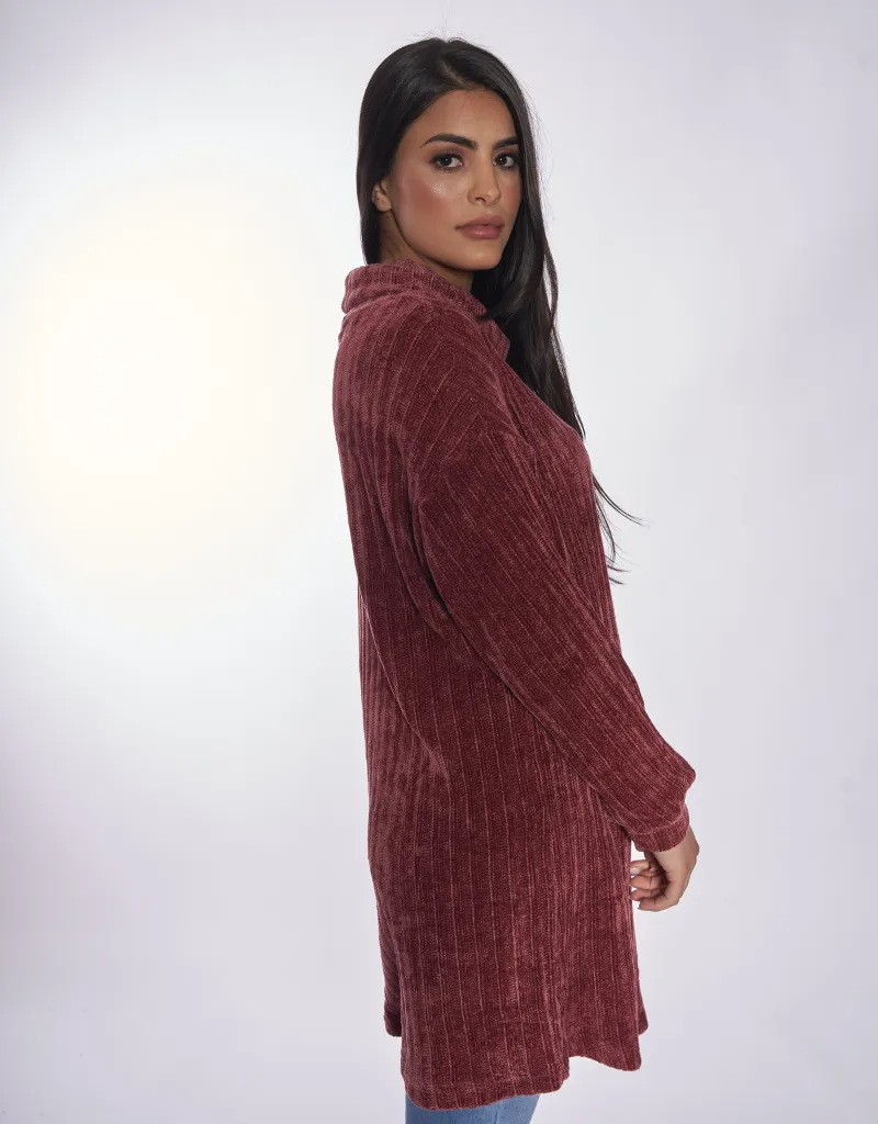 Plush High Neck Jumper