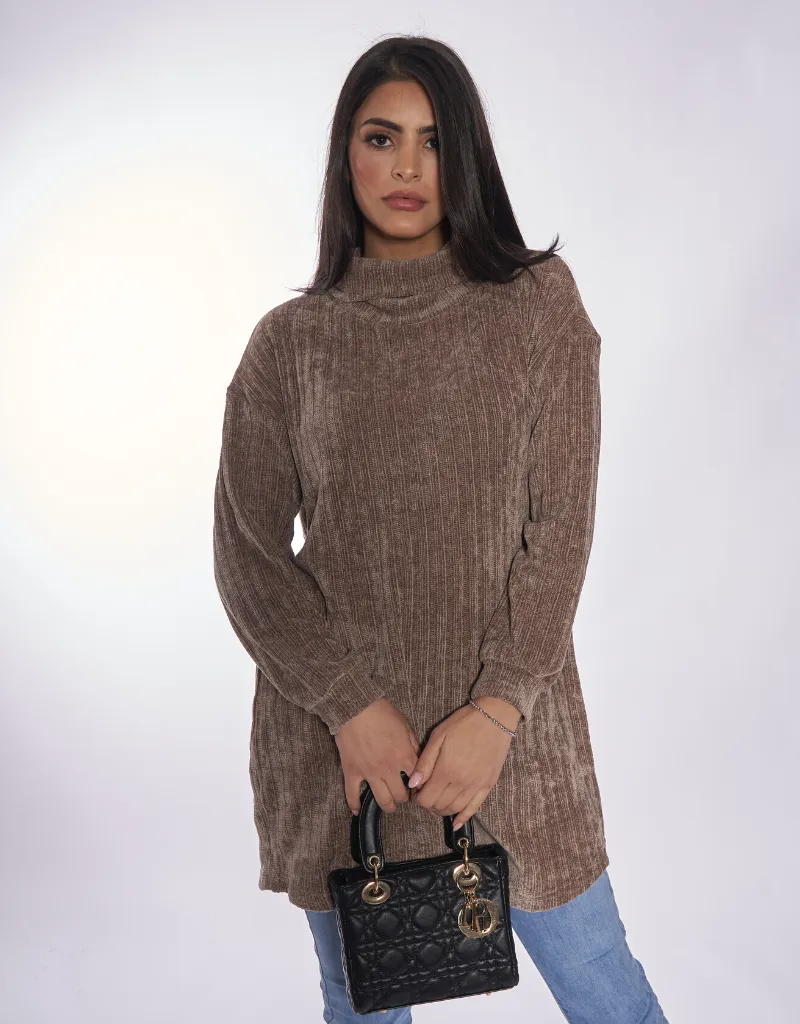 Plush High Neck Jumper