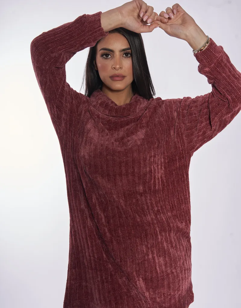 Plush High Neck Jumper