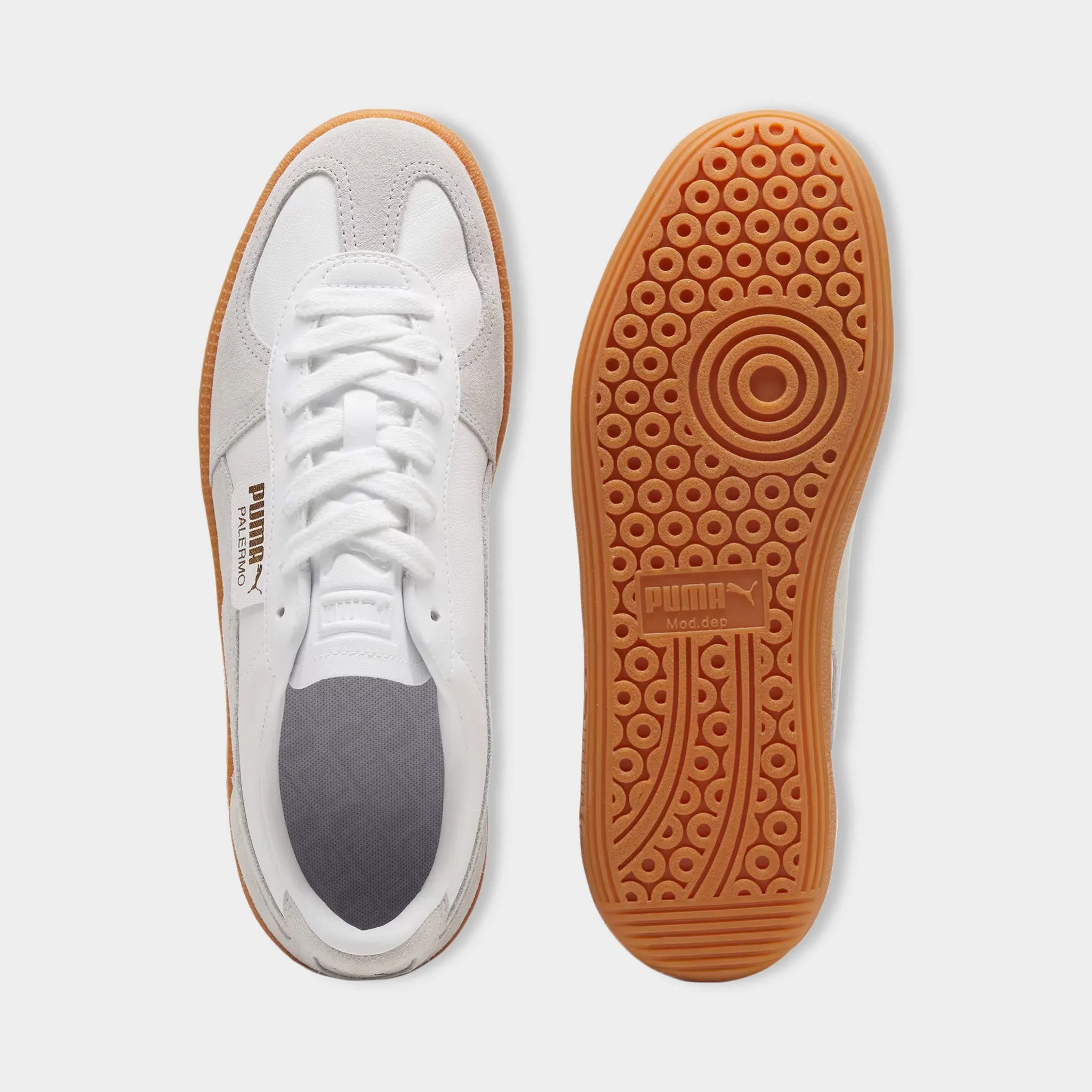 Puma Palermo Leather Puma White / Tan