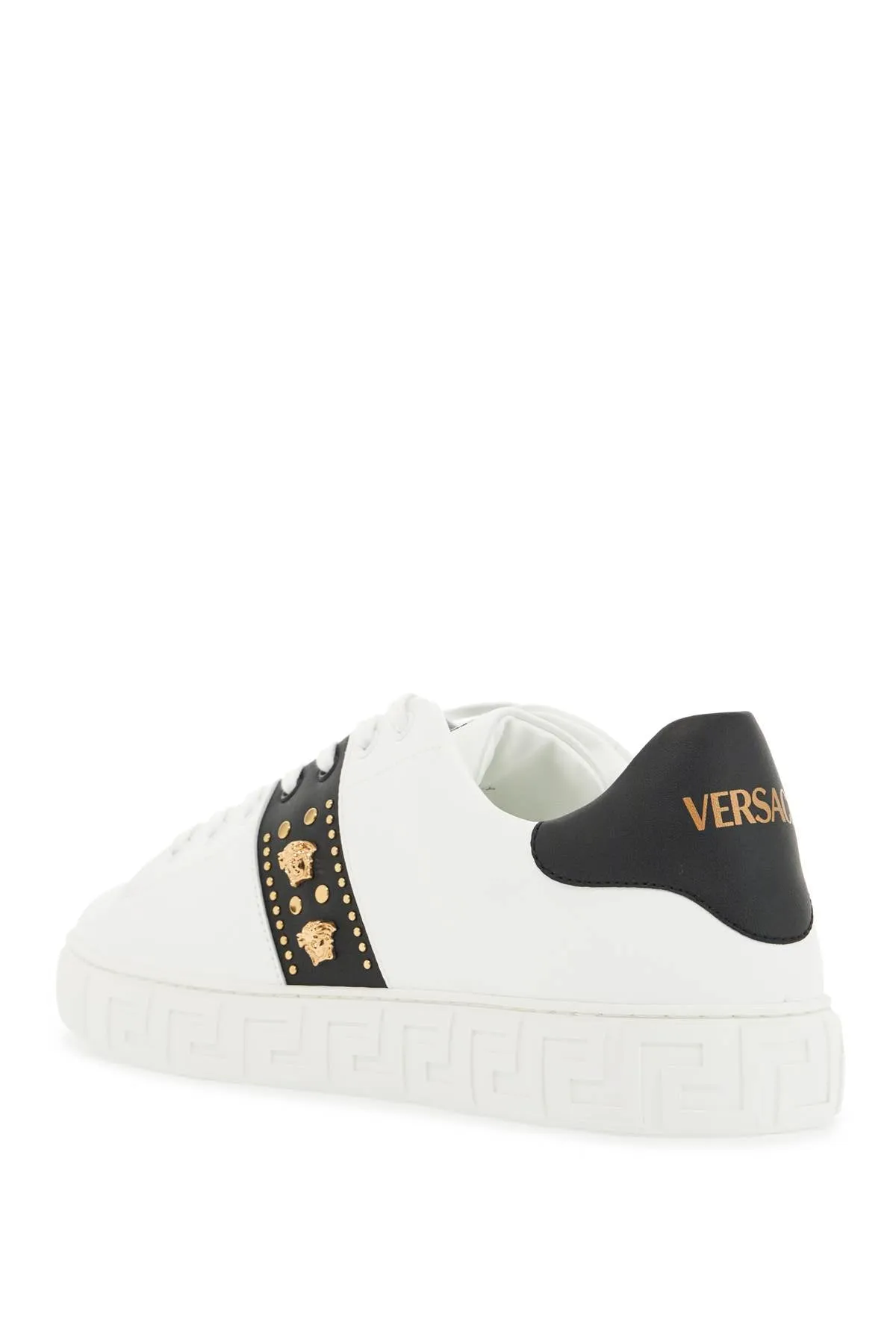 "STUDDED GREEK SNEAKERS