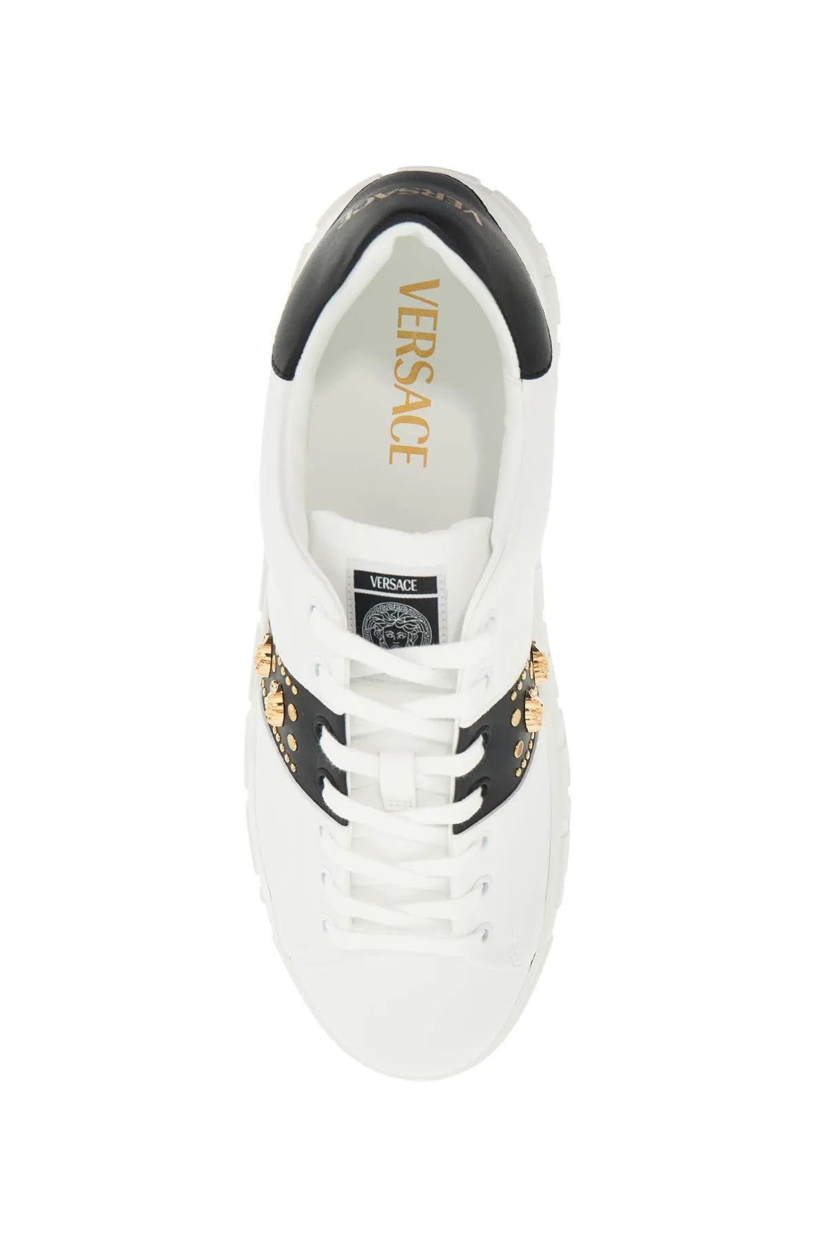 "STUDDED GREEK SNEAKERS