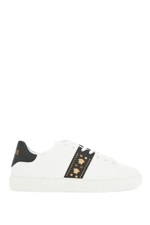 "STUDDED GREEK SNEAKERS