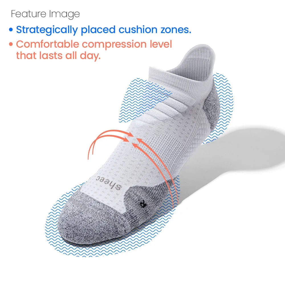 Sheec | Youth Comfits Compression Aqua-X Aerodri Quarter Crew & No Show Blister Tab Socks Bundle Pack 4 Pairs   Drawstring Bag