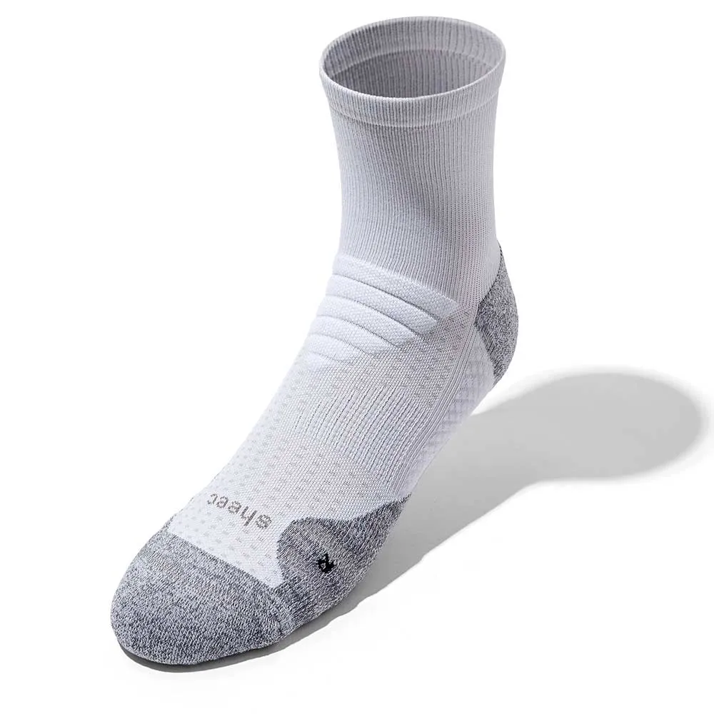 Sheec | Youth Comfits Compression Aqua-X Aerodri Quarter Crew & No Show Blister Tab Socks Bundle Pack 4 Pairs   Drawstring Bag