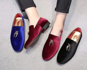 Small leather shoes hair stylist peas shoes