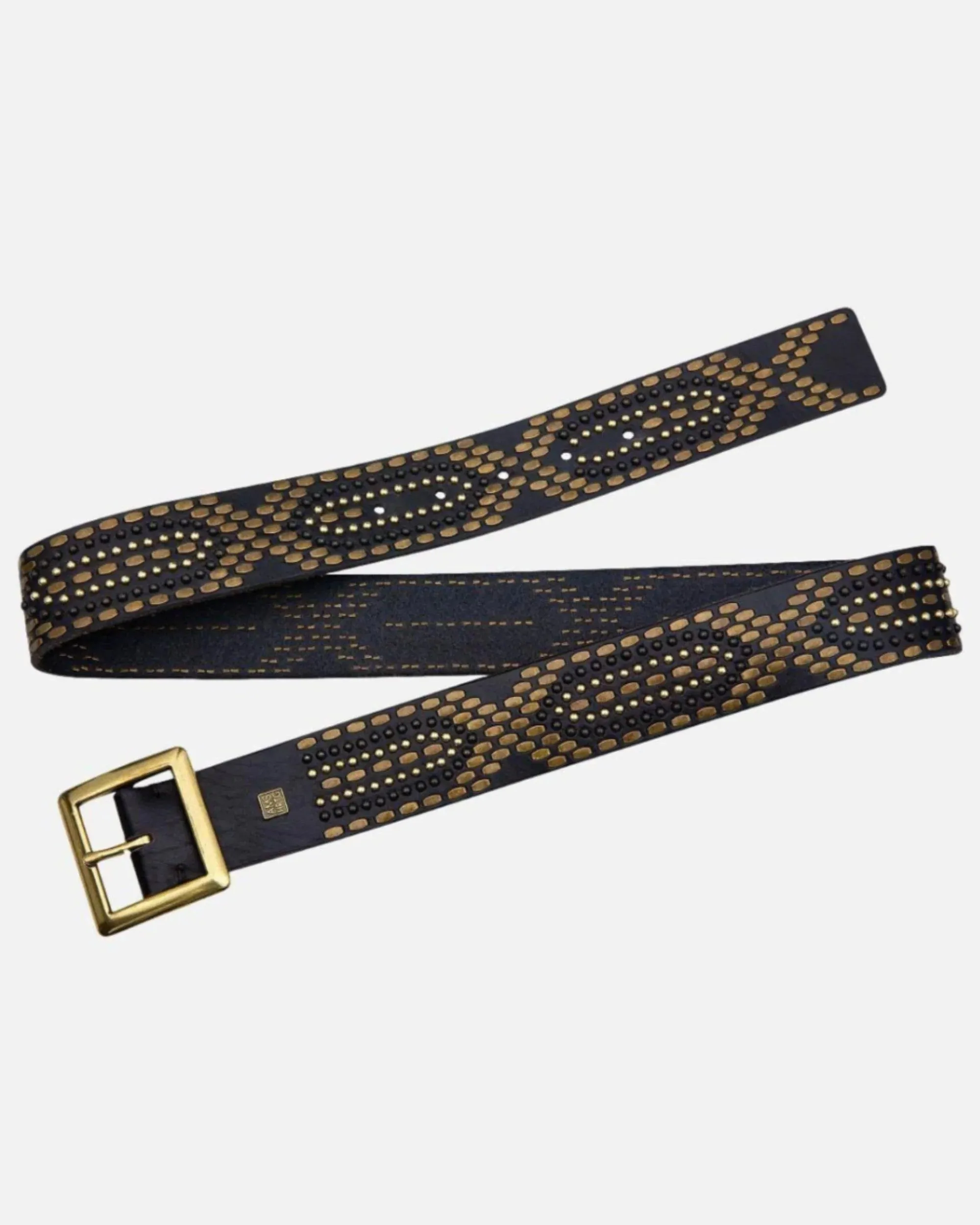 The Daya Studded Leather Belt