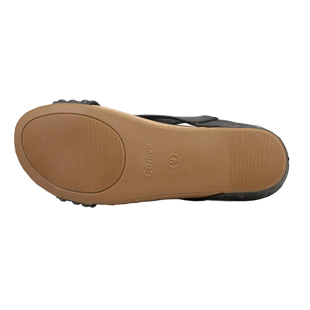Volta II Studded Slingback Wedge Sandals
