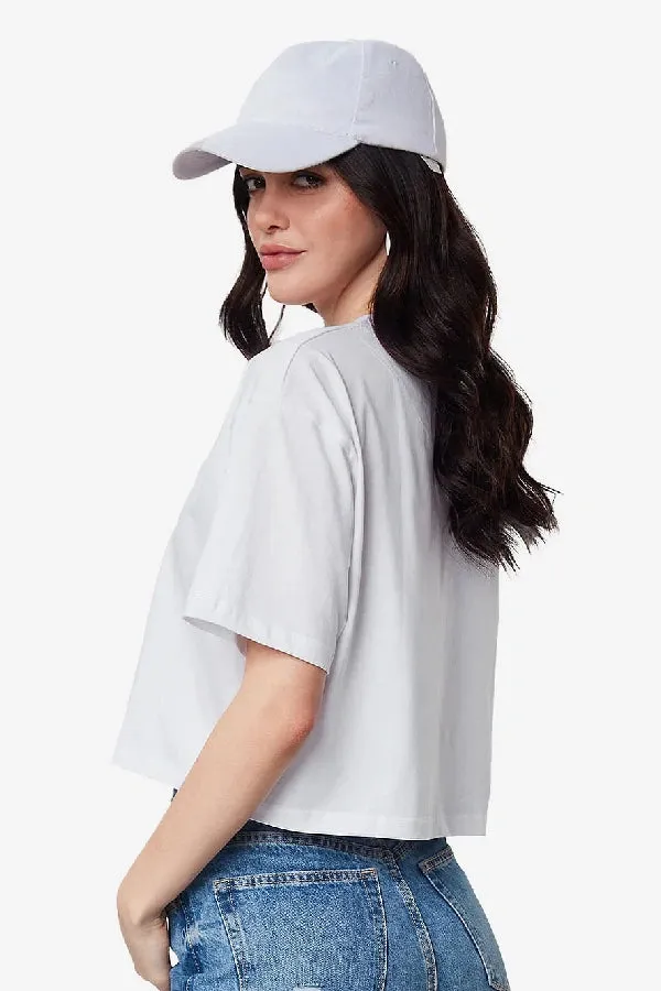 White Snow Mercerised Cotton T-shirt