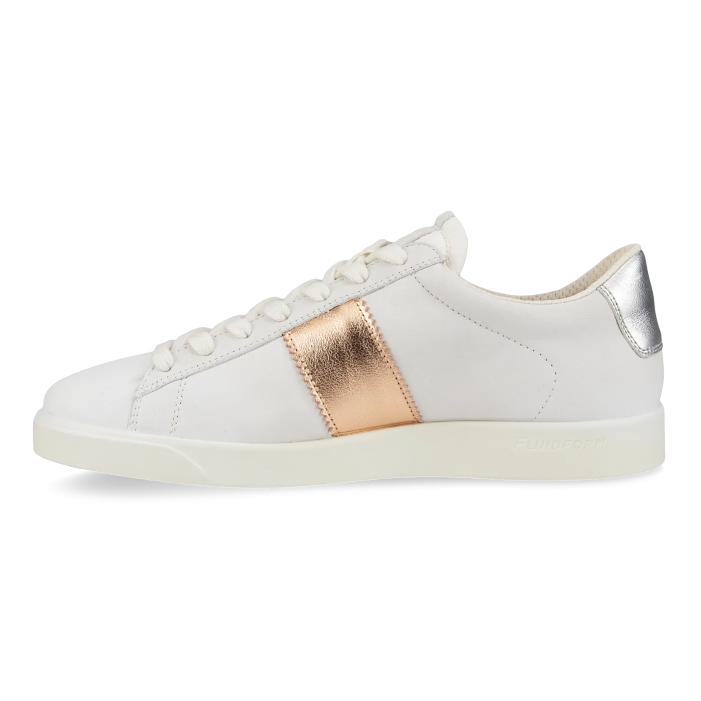 Women's Street Lite Retro Sneaker in White/Hammered Bronze/Pure Silver